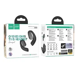 Навушники Hoco EQ4 Graceful TWS headset | BT5.3, 500mAh, 12h | black - мініатюра 8
