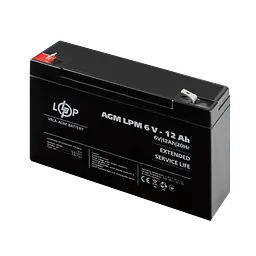 Акумулятор AGM LPM 6V - 12 Ah - мініатюра 3
