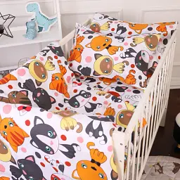 Підковдра MirSon Бязь Kids Time 20-0035 Colored kittens 160х220 см (2200009639265) - мініатюра 2