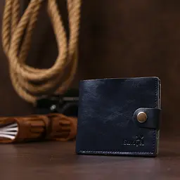 Чоловіче шкіряне портмоне SHVIGEL 11х9х1 см acs0022450 - мініатюра 6