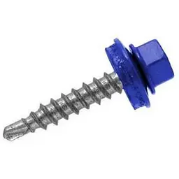 Саморіз даховий FASTENERS HOUSE 4,8 х 35 Сигнальний синій 50шт/уп. зі свердлом Економ КД SDS (5005)