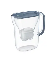 Фільтр-глечик Brita Style Essential Mxpro сіро-блакитний + 2 картриджа (1061035) - мініатюра 2