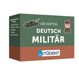 Картки для вивчення німецької мови English Student. Deutsch Militar