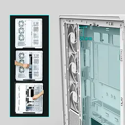 Корпус Zalman P50 DS White (P50DSWHITE) Без БП - мініатюра 7