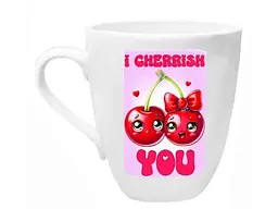 Чашка FARGLASS 350мл I cherrish you