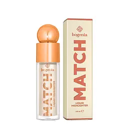 Хайлайтер для обличчя рідкий Bogenia Match Cream Highlighter (BG672), 001 Айворі