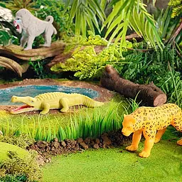 Стретч-іграшка #sbabam Legend of animals Максі Хижаки джунглів в дисплеї 12 шт. (30/CN23-CDU) - мініатюра 7