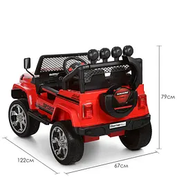 Дитячий електромобіль джип Bambi Racer M 3237EBLR-3 до 30 кг - мініатюра 2
