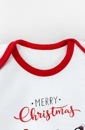 Новорічний дитячий комплект Merry Christmas з пінгвінами, 3 предмети