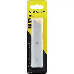 Лезо для ножа Stanley змінне з відломними сегментами 18 мм 5 шт. (2-11-301) - мініатюра 2