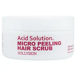 Скраб для шкіри голови і волосся Hollyskin Acid Solution Micro Peeling Hair Scrub, 130 г - мініатюра 3