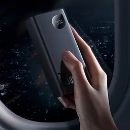 Зовнішній акумулятор (Power Bank) Baseus Adaman2 Digital Display 10000 mAh 30 W PPADM2-10 чорний - мініатюра 6