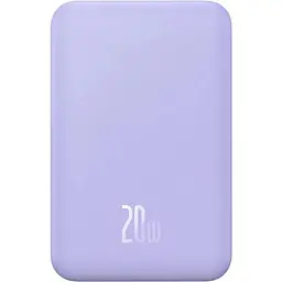 Портативний акумулятор Baseus Magnetic Mini Wireless Fast Charge 20W 20000mAh purple (PPCX150005)