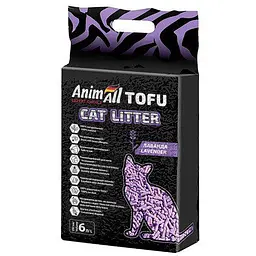 Соєвий наповнювач AnimAll Tofu з ароматом лаванди 6 літрів 2.6 кг