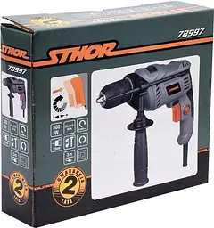 Дриль ударний мережевий Sthor 800 Вт (78997) - мініатюра 2