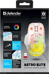 Миша Defender Astro Elite GM-056 White (52056) - мініатюра 6