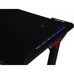 Геймерський комп'ютерний стіл GT Racer T-1212, 120x60x73 Black (T-1212 (120x60x73) Black) - мініатюра 4