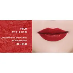 Губна помада Beauty of Majesty BOM My Lipstick #809 My Chili Red 3.5 г - мініатюра 7