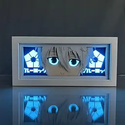 Світильник нічник 3D Синя в'язниця: Блю Лок Сейширо Нагі Blue Lock Seishiro Nagi 20 см NL3D BL SN