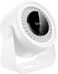 Вентилятор портативний Hoco HX66 desktop circulating fan white