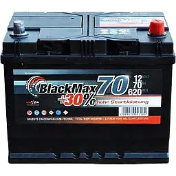 Автомобільний акумулятор BlackMax 6СТ-70Ah АзЕ ASIA 620A (EN) B4026