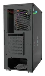 Корпус Montech FIGHTER 500, Black, Mid Tower, без БЖ, для ATX / Micro ATX / Mini ITX, 1xUSB 3.0 / 2xUSB 2.0, макс. CPU - 160 мм / GPU - 320 мм, 4x120 мм LED "Rainbow", бічна панель із загартованого скла - мініатюра 4