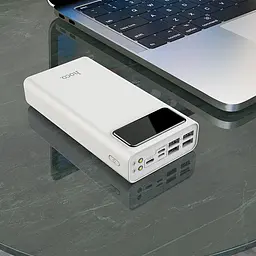 УМБ Hoco General LED Display power bank J65 30000mAh 4USB / Lightning / Type-C 2А - мініатюра 4