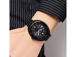 Чоловічий наручний годинник 2256BK Black Skmei acs0030104 - мініатюра 4