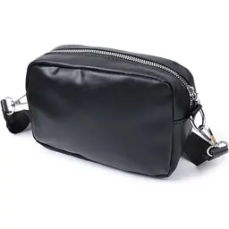 Жіноча сумка крос-боді Vintage 22796 з екошкіри 19.5х12.5х6.5 см Чорна - мініатюра 2