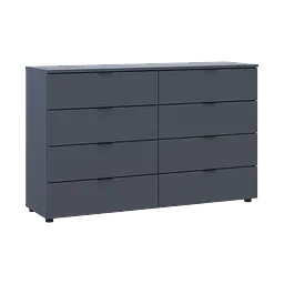 Комод Doros Рон 8 Графіт 8 Шухлядок 130х38х81 (41516173) - мініатюра 5