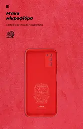 Чехол ArmorStandart ICON для Samsung A03s Camera cover Red (ARM64528) - мініатюра 4