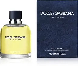 Туалетна вода Dolce & Gabbana Pour Homme 75 мл - мініатюра 2