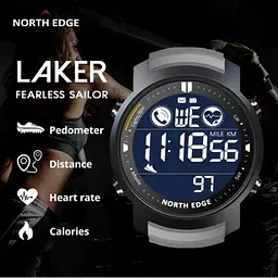 Чоловічий наручний годинник North Edge Laker 5BAR - мініатюра 4