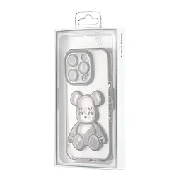 Чохол Shining Bear Case Protected Camera iPhone 15 Pro Black - мініатюра 2