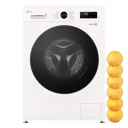 Пральна машина LG фронтальна, 7кг, 1200, A+++, 44см, дисплей, пара, інвертор, білий (F2Y1HS5W) - мініатюра 8