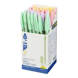 Ручка кулькова Buromax Simple синя 0.7 мм упаковка 50 шт. (BM.8123-01) - мініатюра 4