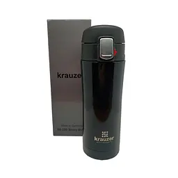 Термочашка Krauzer 350 мл чорна (86-500Shiny Black) - мініатюра 4