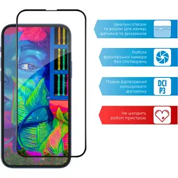 Скло захисне ACCLAB Full Glue Apple iPhone 13 Pro Max (1283126515422) - мініатюра 4
