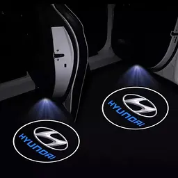 Картридж-вставка логотипу Hyundai №55 на двері 1 шт. (Blue) - мініатюра 2