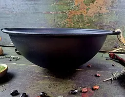 Казан узбецький Наша майстерня WOK з кришкою-сковородою гриль 15 л (V15СРGr) - мініатюра 4