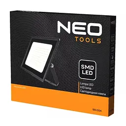 Прожектор Neo Tools алюміній, 220 В, 100Вт, 8000 люмен, SMD LED, кабель 0.3 м бе (99-054)
