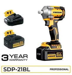 Гайковерт ударний акумуляторний Zegor SDP-21BL 21V Profesional/безщітковий двигун/реверс/з підсвічуванням - мініатюра 9
