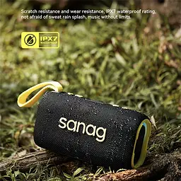 Портативна Bluetooth-колонка Sanag M30S PRO з RGB-підсвіткою чорний - мініатюра 8