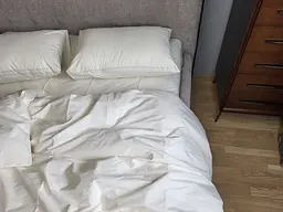 Комплект постільної білизни бязь PREMIUM білий - двоспальний - мініатюра 3