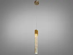 Світильник підвісний LED Diasha A6552/1H GD Нордік, 5W, золото, для коридору, вітальні, спальні, IP20 - мініатюра 2