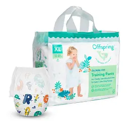 Підгузки Offspring ABC Dance, розмір XL, 12-20 кг, 30 шт (DP-OI-FAP-XL30P-ABC)