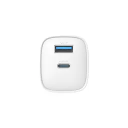 Зарядний пристрій HAVIT UC30 PRO GaN 30W USB-A+USB-C White HAVIT (28682-000) - мініатюра 4
