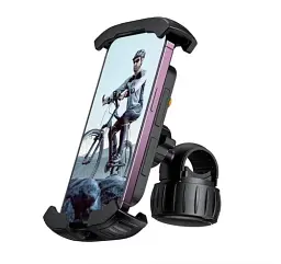 Велосипедний тримач холдер Baseus QuickGo Series Bike Phone Mount C40561500113-00 Black - мініатюра 5