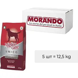 Сухий корм для собак Morando Migliorcane Unico яловичина 12.5 кг (5 шт. х 2.5 кг) - мініатюра 2