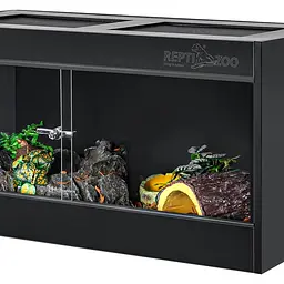 Тераріум з ПВХ Repti-Zoo Terrarium PVC 90x45x45 см (CN904545PN) з скляними дверцятами для рептилій і амфібій - мініатюра 6